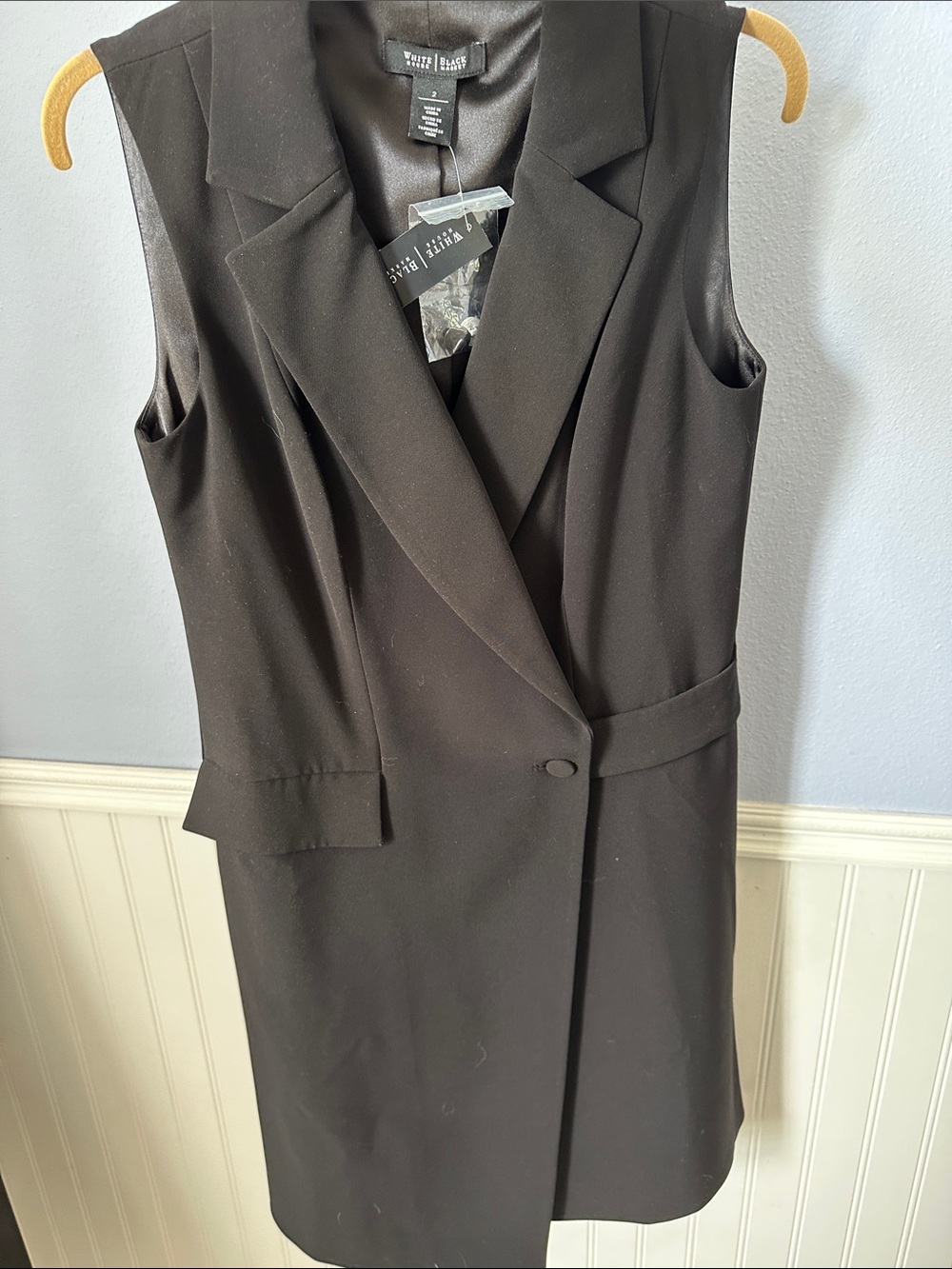 WHBM Tuxedo Style Dress